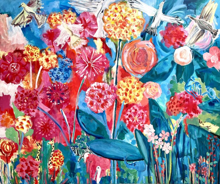 Follow the sun, Contemporary Painting by Radka King